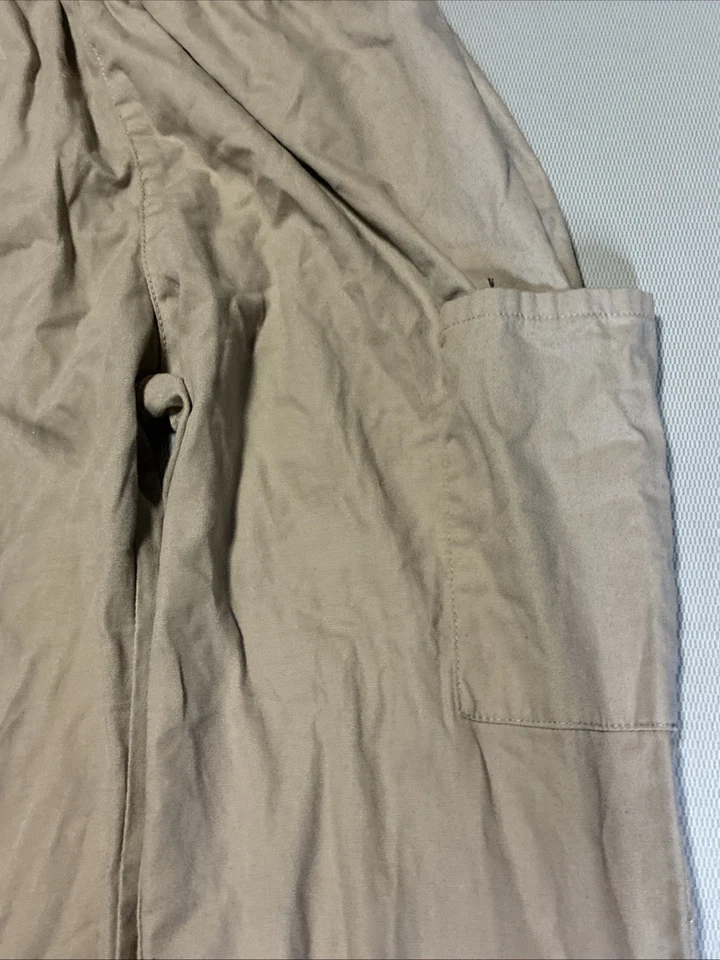 Pantalones Médicos Dickies Every Day Caqui Beige Carga Unisex Talla Pequeña Alta Foto 3 de 4