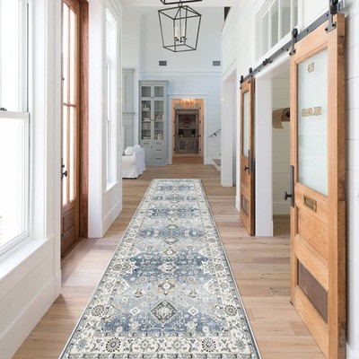 HY HAO YUN LAI Non Slip Runners for Hallways,Washable Hallway Runner Rug,Long Ul