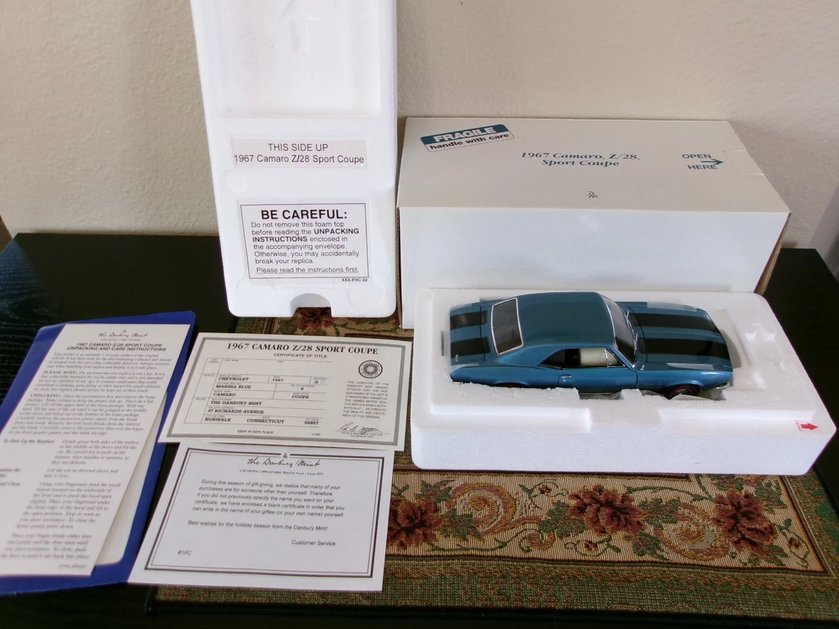 Danbury Mint Chevrolet Camaro Contemporary Manufacture Diecast
