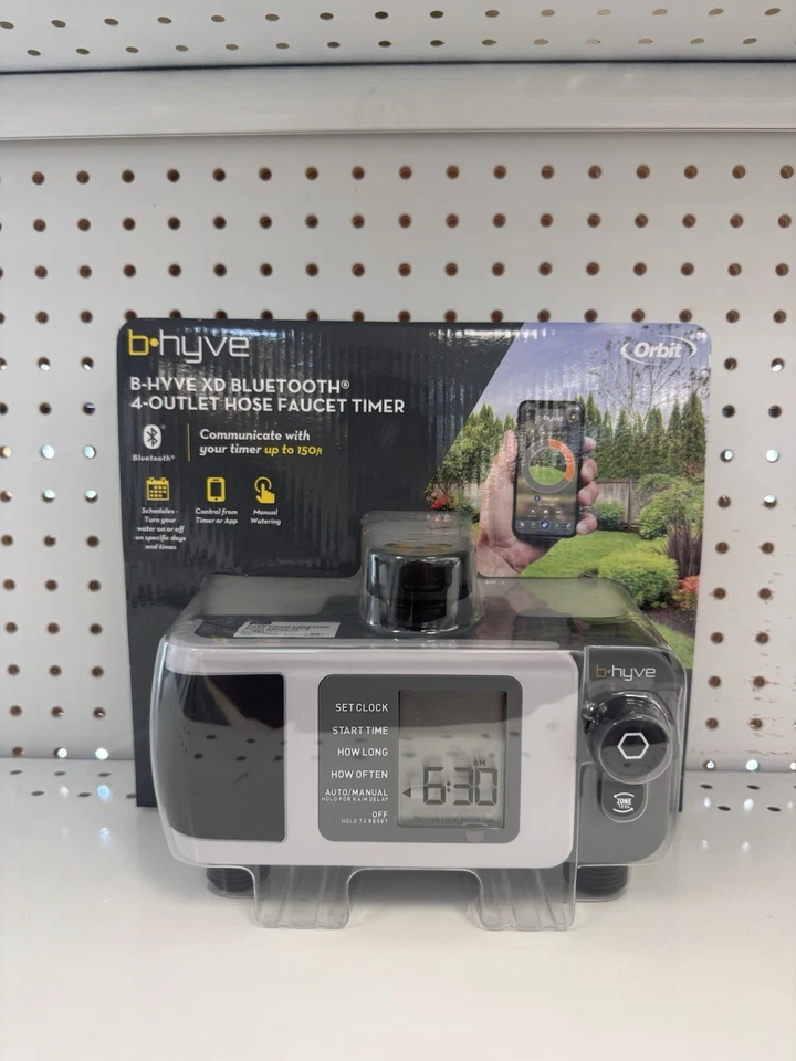 Orbit B-Hyve XD Bluetooth 4-Outlet Hose Faucet Timer New - Image 2 of 4