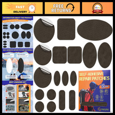 Repair Patch Kit for Down Jackets, Waterproof Fabric Patches, Self-Adhesive Tape