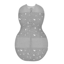 Sleepea 5-Second Baby Swaddle Graphite Planets Size Medium New