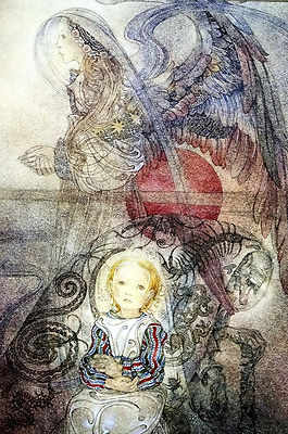 Sulamith Wulfing ANGEL and CHILD UNDERGROUND w CREATURES 1978