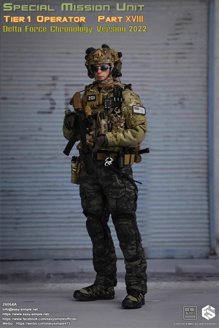 Easy Simple 26064A Special Mission Unit Delta Force Action Figure