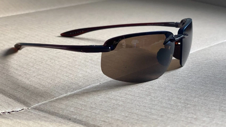 Maui Jim Ho'okipa MJ 407-02 Brown Wrap Sunglasses Frames 64-17 130 ** - Image 3 of 3