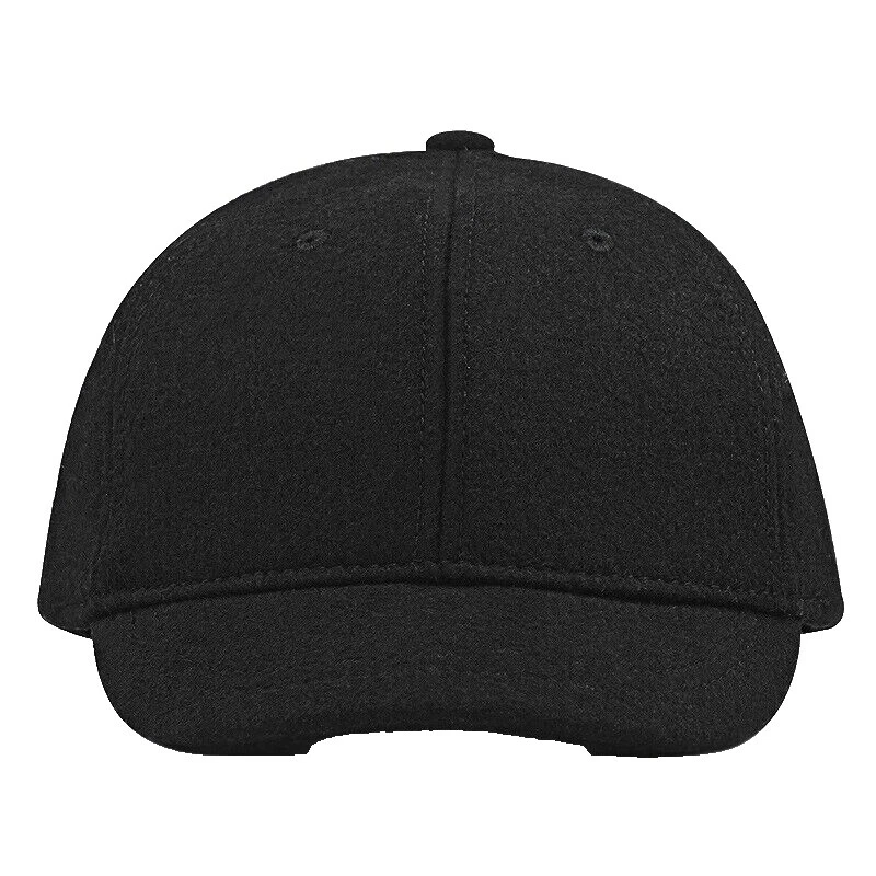 Wool Size L Black Hats for Men