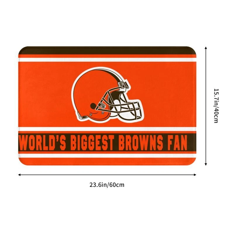 World's Cleveland Browns  Fan Floor Mat Decorative