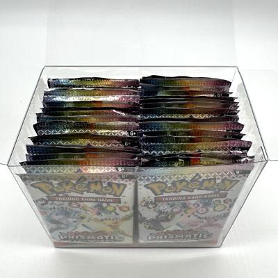 36 Pokemon Prismatic Evolutions Booster Packs Sealed Factory Box