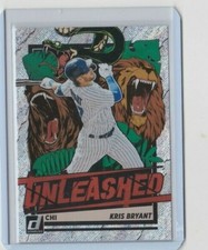 KRIS BRYANT '21 DONRUSS UNLEASHED INSERT-RAPTURE PARALLEL CARD-SHIPS FREE TO US