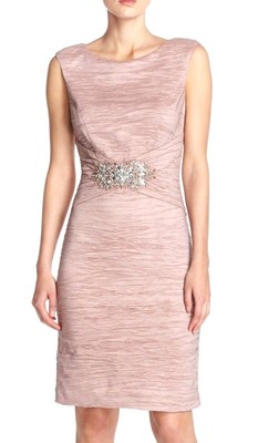 mauve cocktail dress