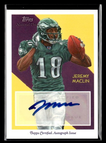 Jeremy Maclin AUTO - 2009 Topps National Chicle Autographs #NCA-JM Eagles - 第 1/2 張圖片