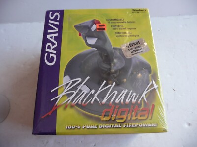 New 1998  Blackhawk Joystick by Gravis Model No. 10171