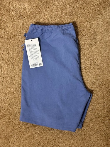 Neu mit Etikett $ 78 lululemon Relaxed Fit Pull-On Shorts 7" leicht gewebt - OASB blau - Größe L - Bild 8 von 8