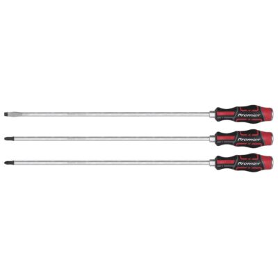 Sealey Premier AK4942 Extra-Long Hammer-Thru Screwdriver Set 450mm 3pc