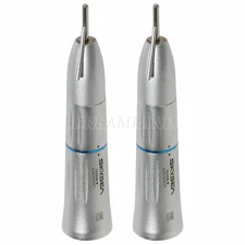 2 x Dental Implant Straight Handpiece Nose Cone 1:1 External with Inner Spray