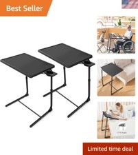 Versatile Adjustable TV Dinner Tray - Comfortable Folding Tables for Sofa Bed
