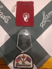 Greenbrier Resort Hotel 1994 Solheim Golf Waterford Crystal & Ryder Cup Patch