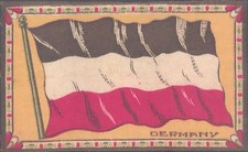 A T C (velveteen) - National Flags - Germany, orange background