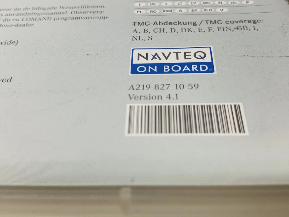 Original Mercedes-Benz Europa Navigation-DVD Command APS 2009/10 A2198271059 - Bild 3 von 4
