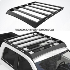 Steel Roof Rack Luggage Carrier Storage Basket Fits 2009-2018 Ram 1500 Crew Cab Steel Roof Rack Luggage Carrier Storage Basket Fits 2009-2018 Ram 1500 Crew Cab