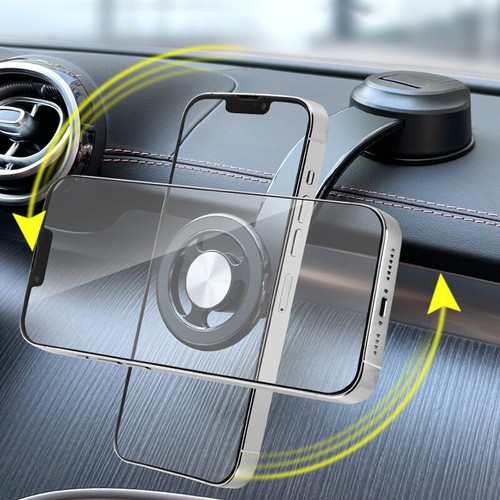 Foldable Car Vacuum Magnetic Phone Holder For IPhone For Magsafe Truck Vehic-*- - Photo 9/12