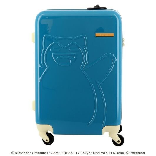 Pokemon Suitcase Snorlax Hard Carry Case Zipper TSA Lock 37L/62L