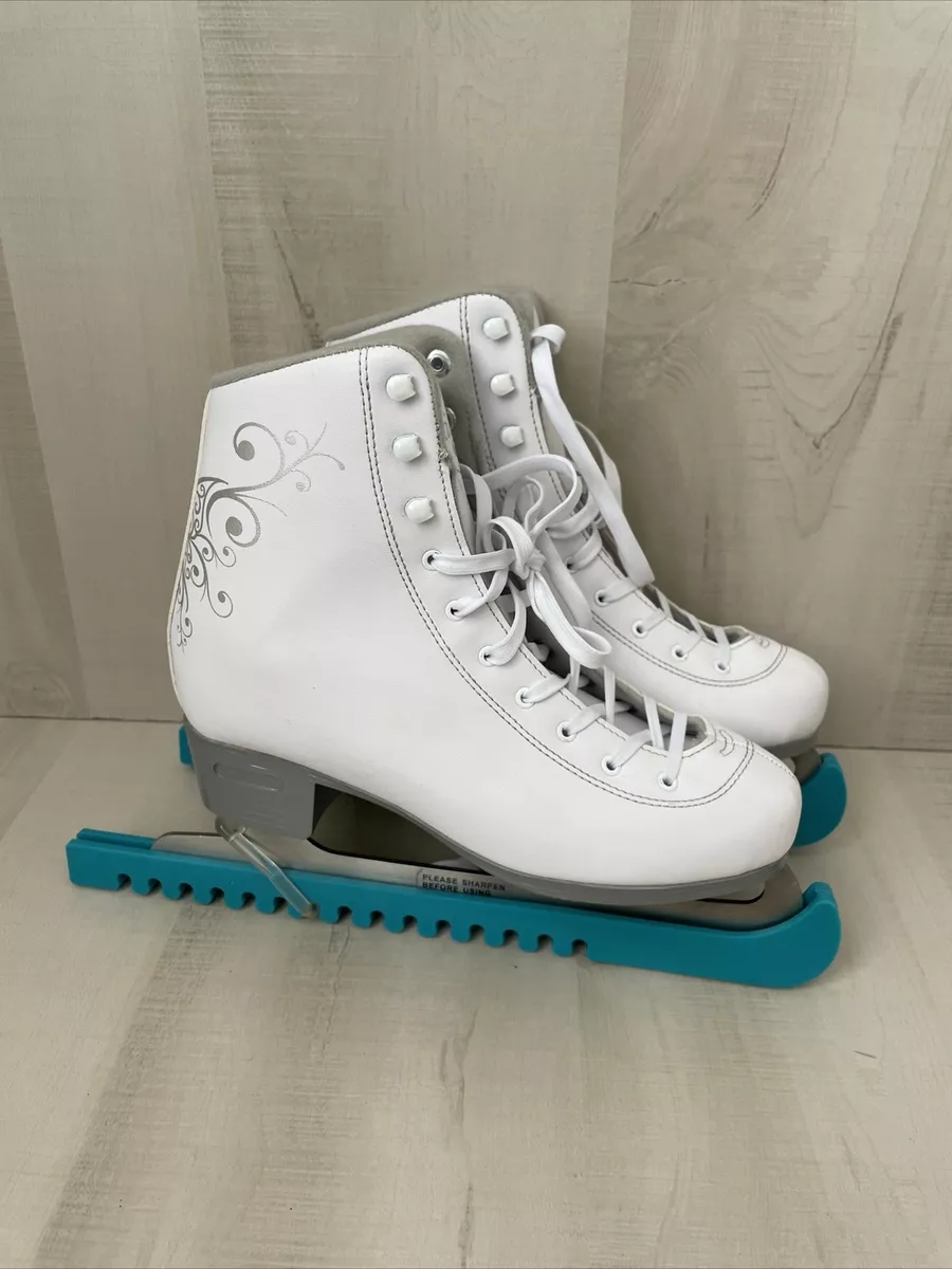 Women s Adult Size 7 BLADERUNNER SOLSTICE WHITE FIGURE ICE SKATES