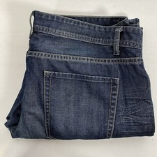 Tarocash Mens Straight Stone Washed Straight Denim Jeans Size 40 Excellent JMAK3