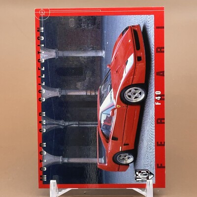 Ferrari F40 No.035 Motor Car Card Tsukuda Original Made in Japan