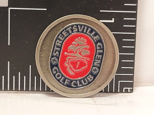 Streetsville Glen Country Club Golf Ball Marker Metal Course Magnetic