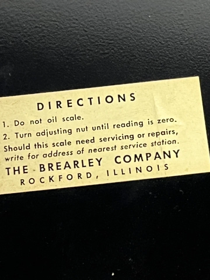 Báscula de baño MCM Counselor retro años 60 negro/blanco vintage ¡Funciona! Foto 4 de 4