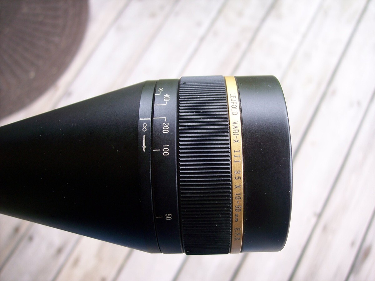 Leupold Vari-X III A. O. EFR 3.5-10x50mm Scope Matte 1995 Plex | eBay