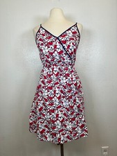 Vineyard Vines for Target Women's Hibiscus Whale Strappy V-Neck Dress Size S