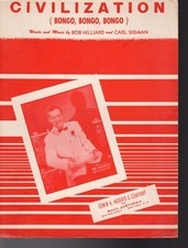 Civilization Bongo, Bongo. Bongo Sheet Music 1947 Ray McKinley