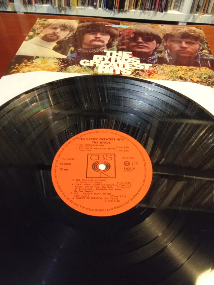 THE BYRDS – GREATEST HITS 1st NETHERLANDS Press 1967 The Best Of VINYL LP EX/VG+ - Image 4 of 4
