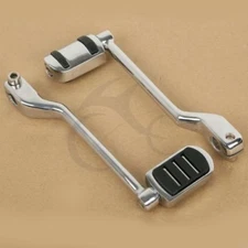 Heel Toe Shift Lever Shifter Peg Fit For Harley Touring 88-21 FL Softails 86-17