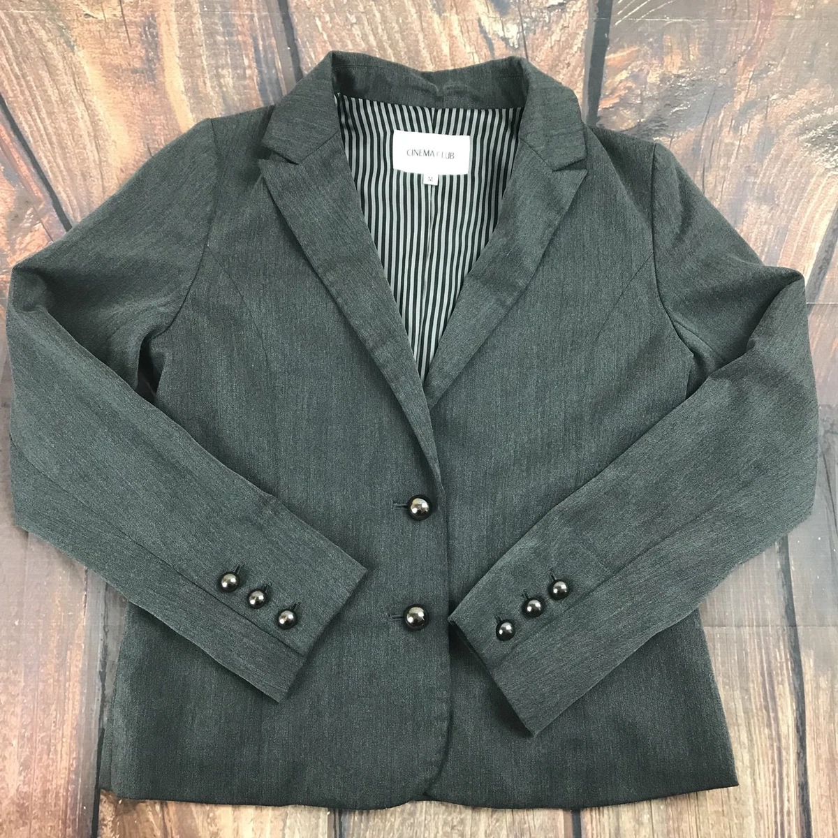 Pewter blazer shop buttons