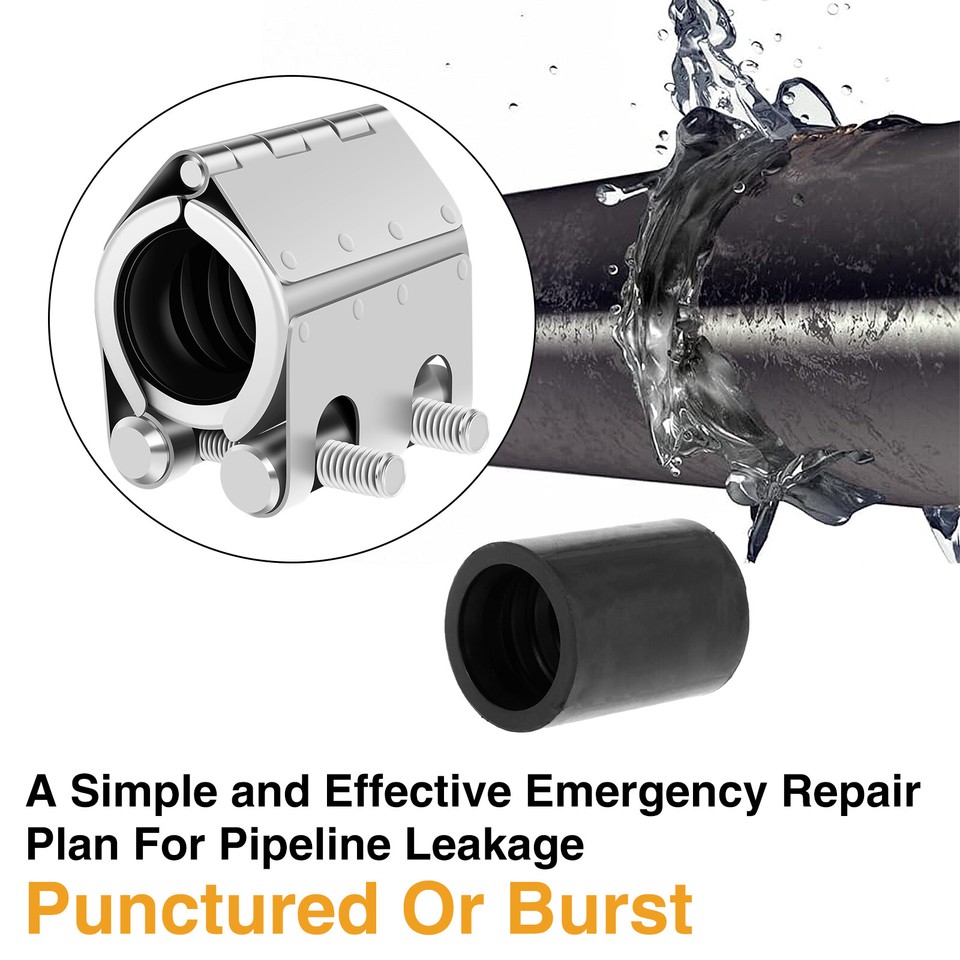 Pipe Repair Clamp 304 Stainless Steel Pipe Leak Sealer Premium Leak
