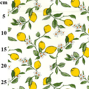 quilting Craft Lemon roses rose 100% Coton Tissu pour vêtements