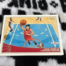2009-10 Topps Houston Rockets Basketball Card #96 Luis Scola
