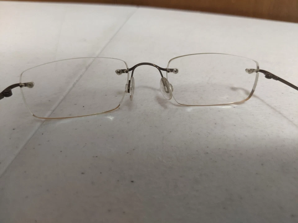 Marcos de gafas Marchon Airlock 2 760 56 titanio marrón/bronce sin montura 135 Foto 4 de 4