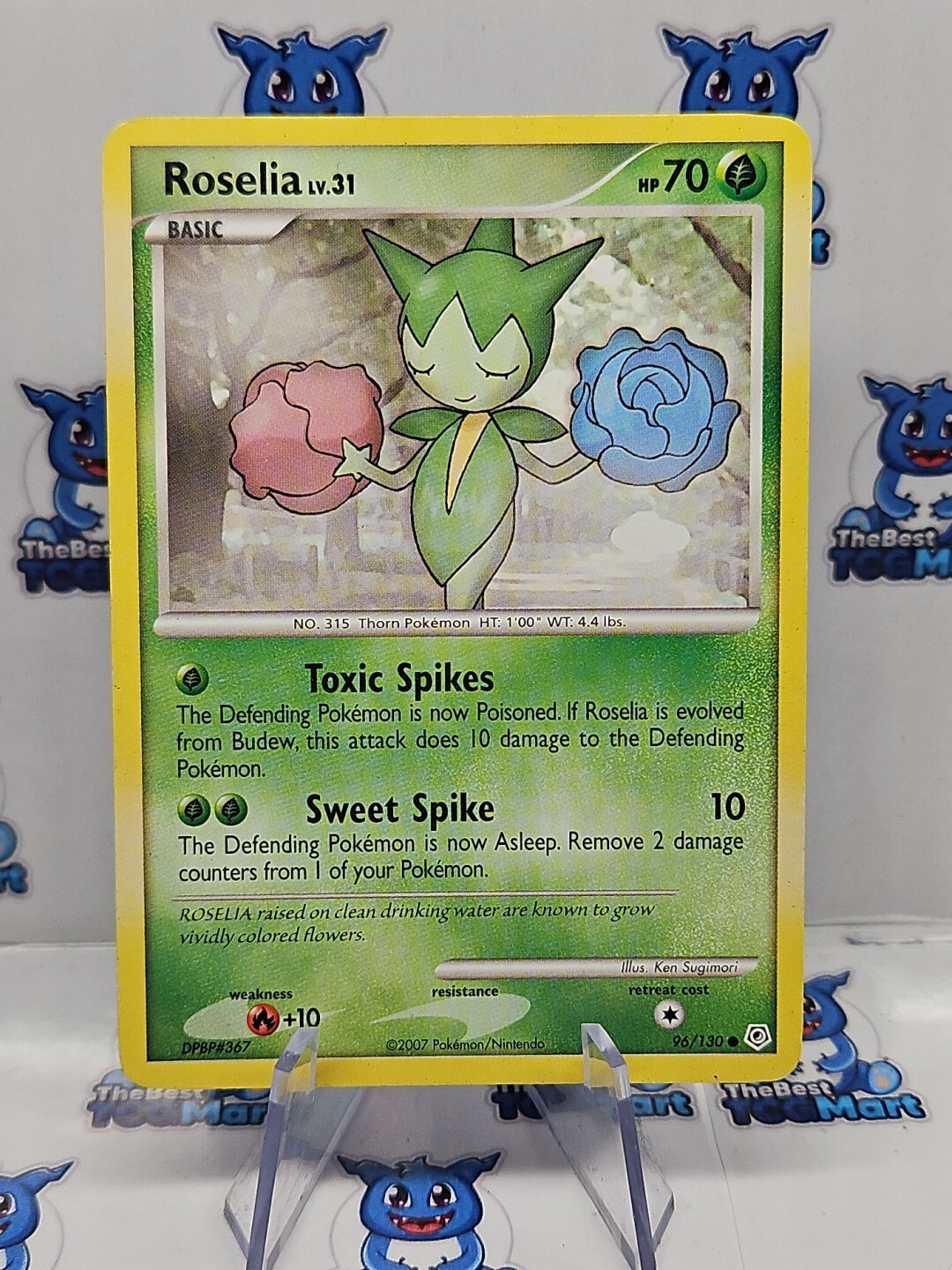 Roselia - 96/130 - Pokemon Diamond & Pearl LP