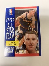 1991 Fleer All Star Chris Mullin Golden State Warriors