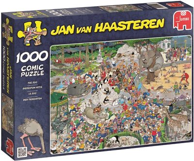 Jumbo 01491 Jan van Haasteren Der Tiergarten 1000 Teile Puzzle