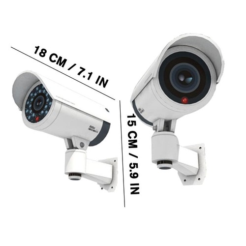 1x Dummy Surveillance Camera Model Blinks Light Camera A9Z5 Dummy System A3L5