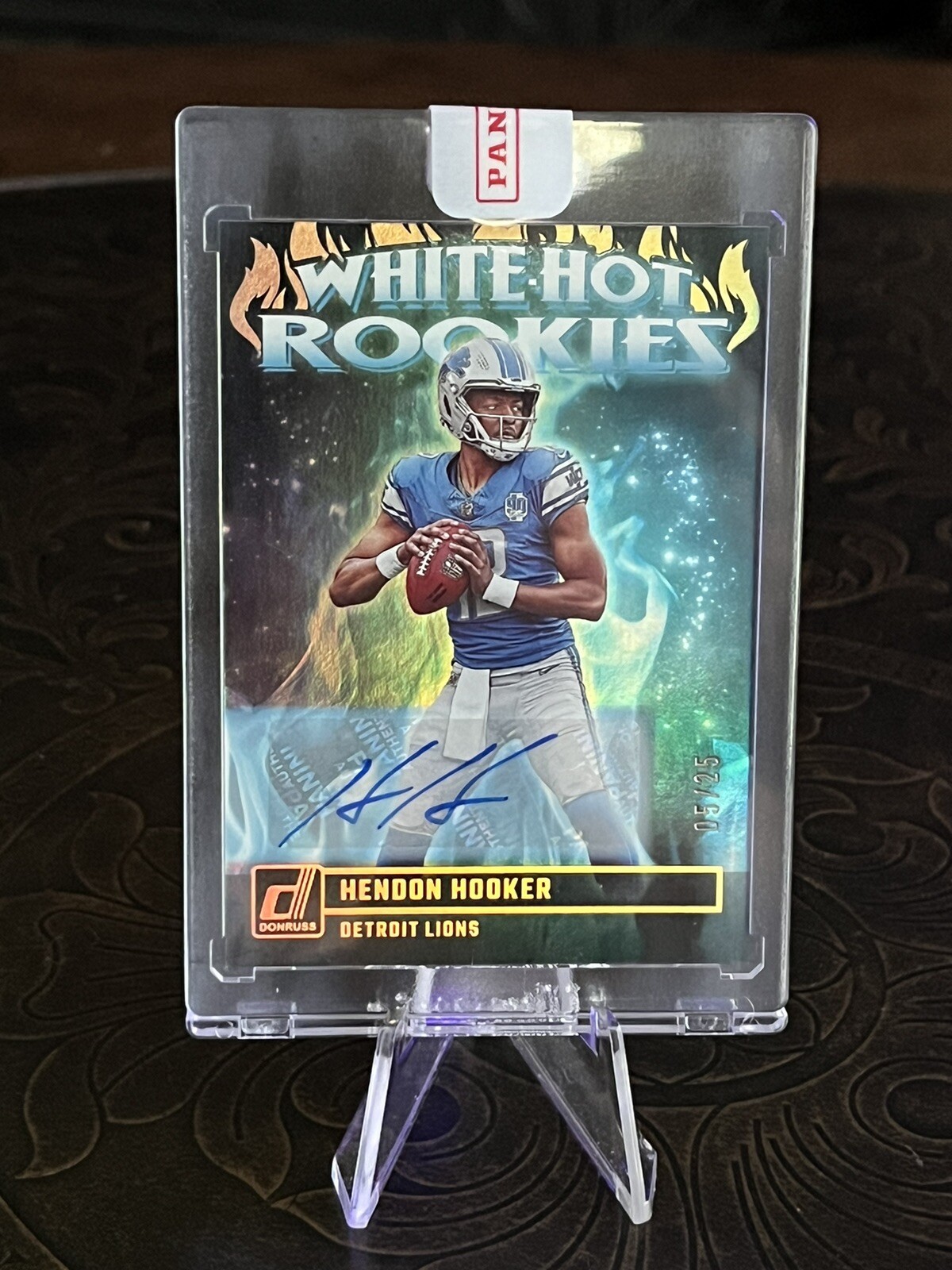 2023 Panini Donruss HENDON HOOKER White Hot Rookies AUTO 5/25 LIONS 💎
