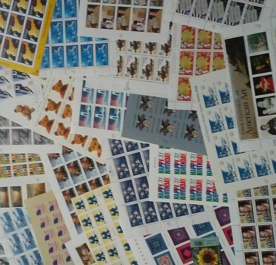 Combo 160 Assorted Mixed Designs 29¢, 32¢, 33¢, 34¢, 37¢, 39¢, 41¢, 42¢ US Stamp - Image 3 of 4