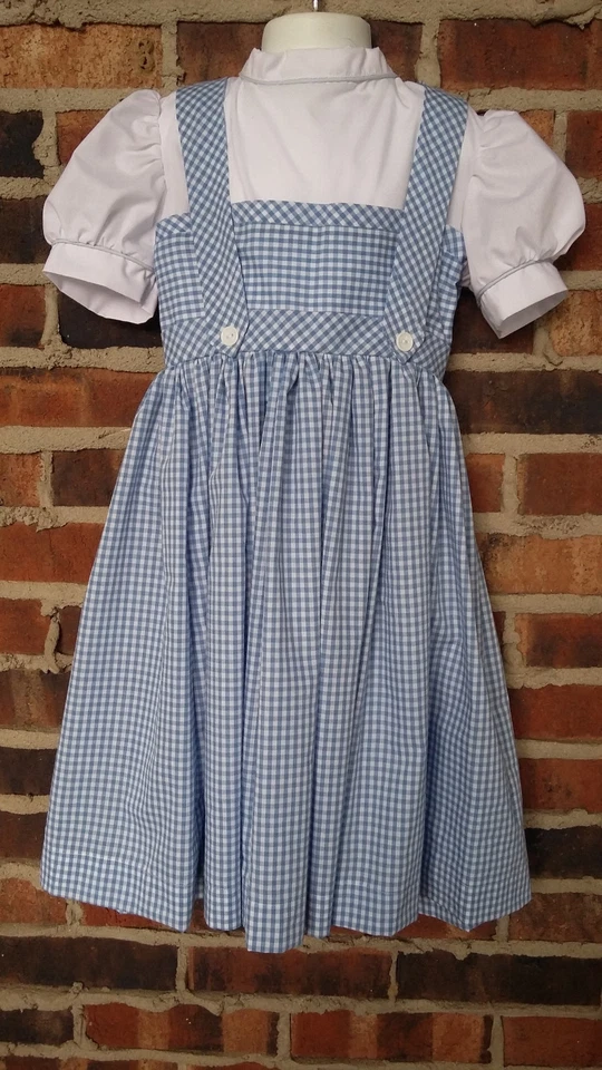 Wizard of Oz Dorothy inspired Child Costume Dress Toddler Size 1-8 years old - Image 2 of 4