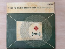 Rarität Telefunken Stereo Test Platte