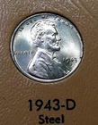 1943-D  Lincoln Cent  - Lustrous  Uncirculated  - (A01)